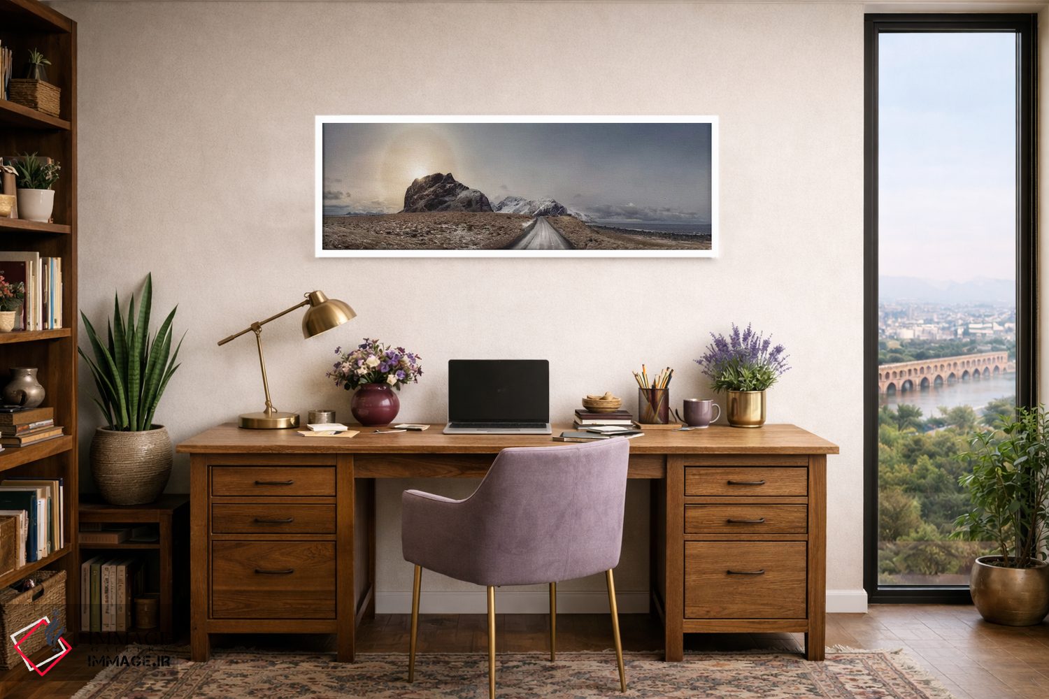 تابلو دکوراتیو Norway Panorama,پانورامای اگوم، نروژ اثر آندریاس استریدسبرگ - D1W