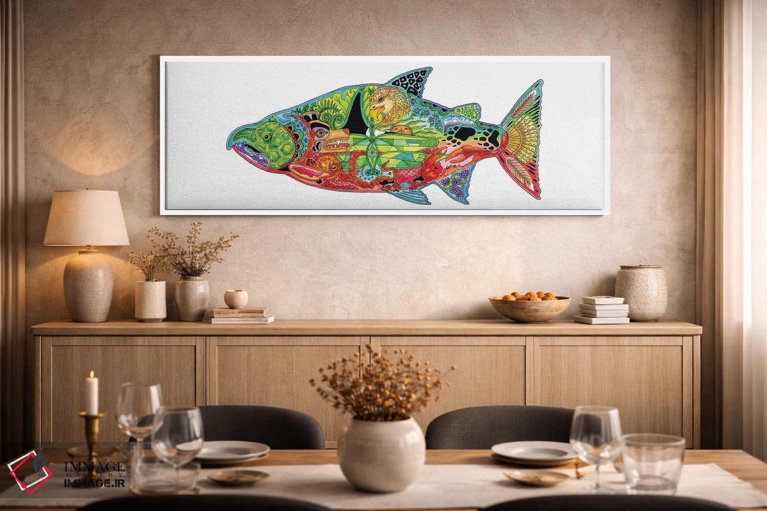 تابلو دکوراتیو چینوک اثر سو کاکیا - D2W