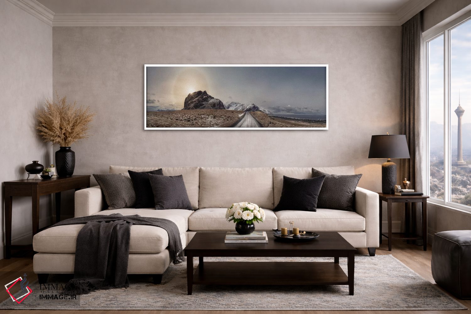 تابلو دکوراتیو Norway Panorama,پانورامای اگوم، نروژ اثر آندریاس استریدسبرگ - D3W