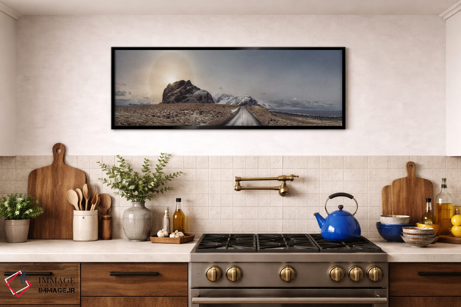 تابلو دکوراتیو Norway Panorama,پانورامای اگوم، نروژ اثر آندریاس استریدسبرگ - D2B