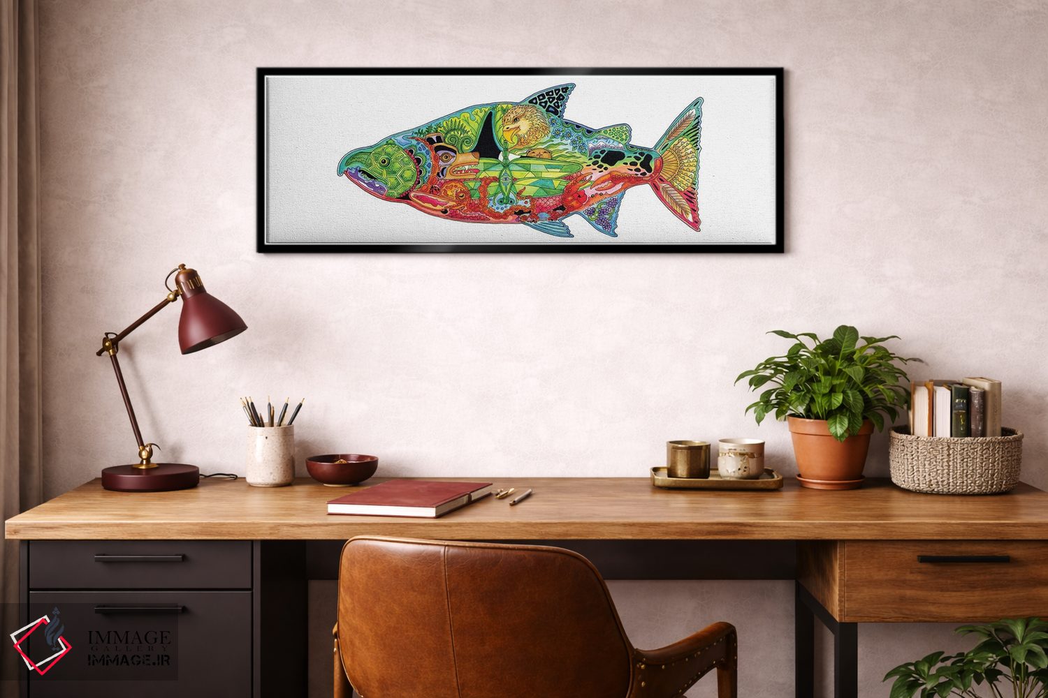 تابلو دکوراتیو چینوک اثر سو کاکیا - D3B