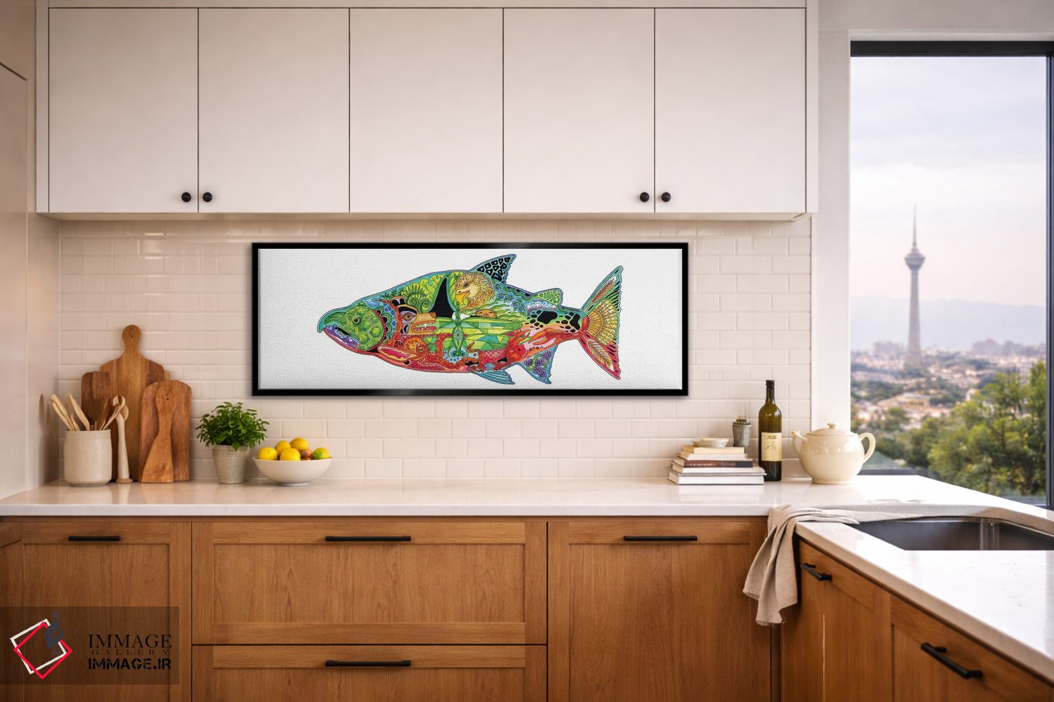 تابلو دکوراتیو چینوک اثر سو کاکیا - D4B