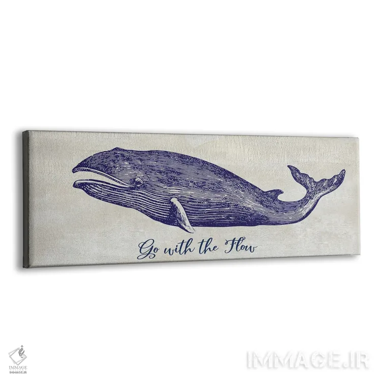 تابلو دکوراتیو با جریان همراه شو اثر سوزان جیـل - نمای پرسپکتیو محصول