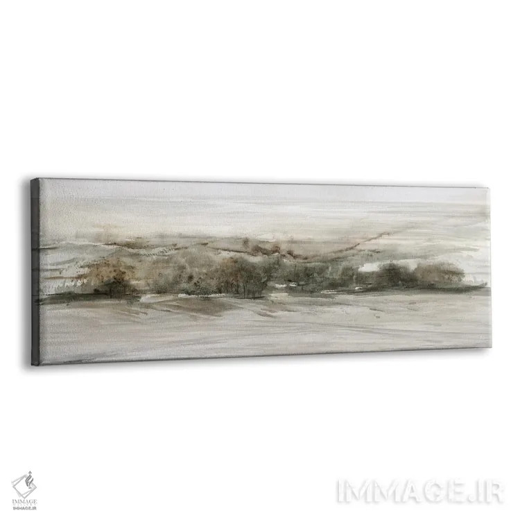 تابلو انتزاعی طلوع کوه راش اثر سوزان جیـل - نمای پرسپکتیو محصول