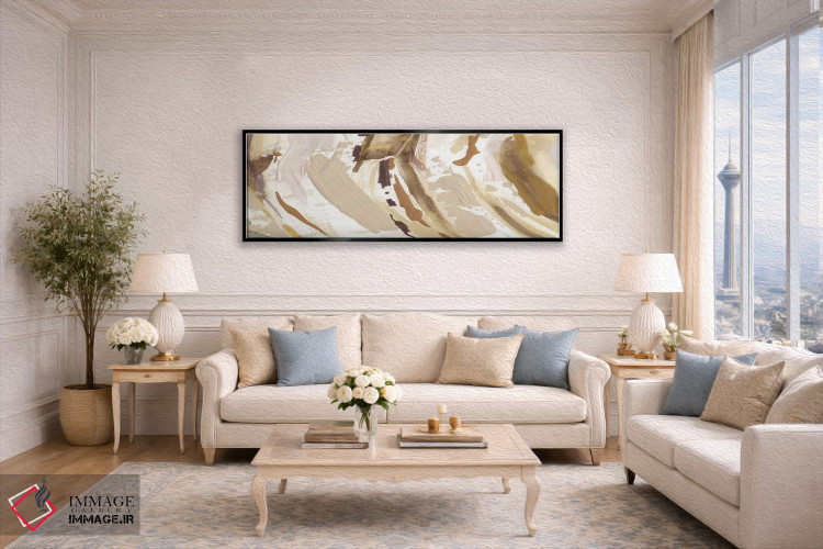 تابلو انتزاعی مسیر بیابانی اثر سوزان جیـل - D3B