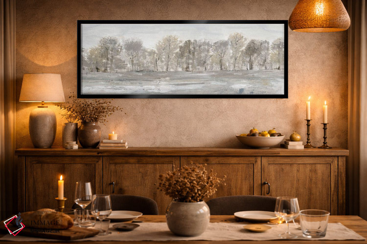 تابلو دکوراتیو چشم انداز لبه چمن زار اثر سوزان جیـل - D2B