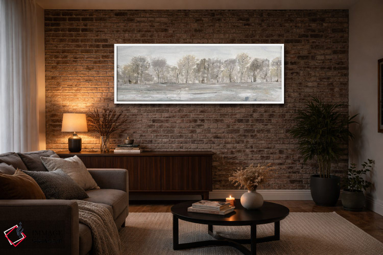 تابلو دکوراتیو چشم انداز لبه چمن زار اثر سوزان جیـل - D3W