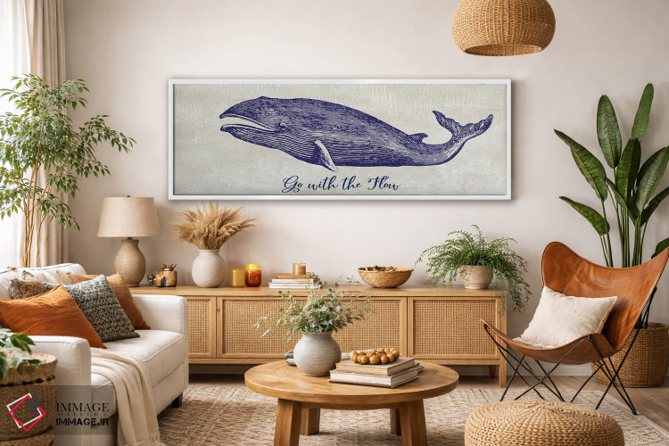 تابلو دکوراتیو با جریان همراه شو اثر سوزان جیـل - D2W