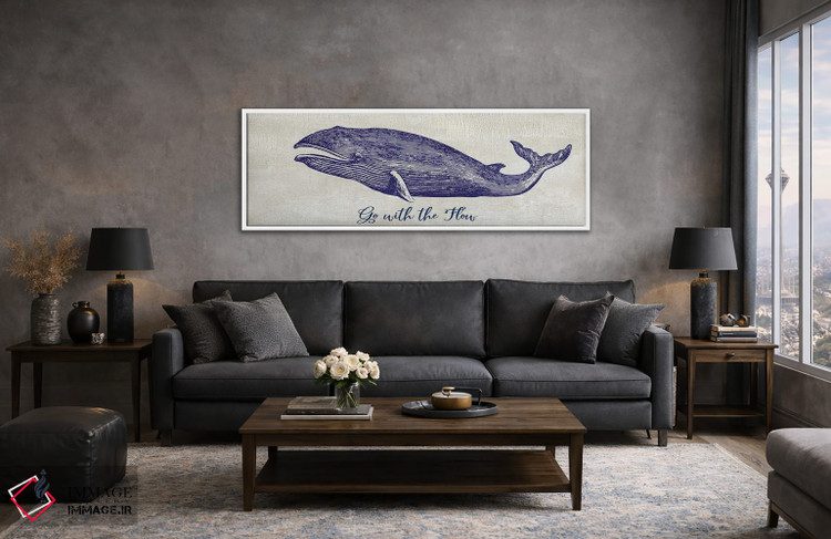 تابلو دکوراتیو با جریان همراه شو اثر سوزان جیـل - D4W