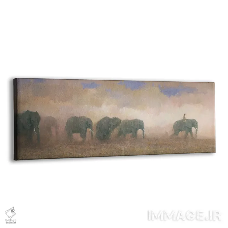تابلو دکوراتیو سواران گرد و غبار اثر استیو میچل - نمای پرسپکتیو محصول