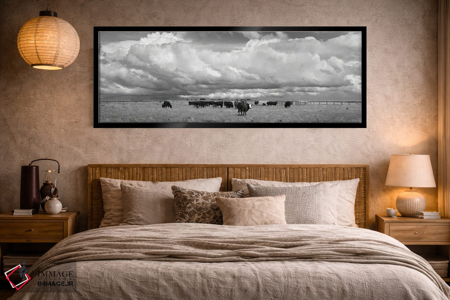 تابلو دکوراتیو صورت سفید اثر استیو تول - D4B