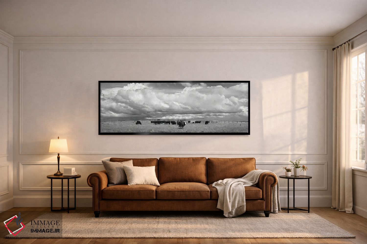 تابلو دکوراتیو صورت سفید اثر استیو تول - D5B