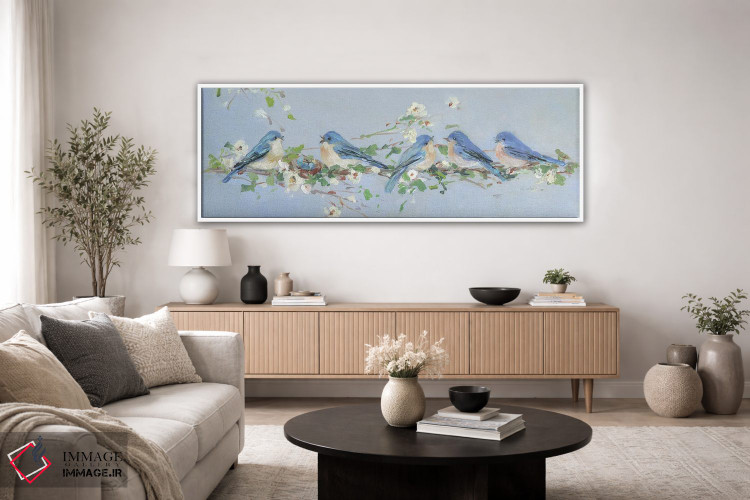 تابلو دکوراتیو شاخه پرصدا I اثر سالی سواتلند - D4W