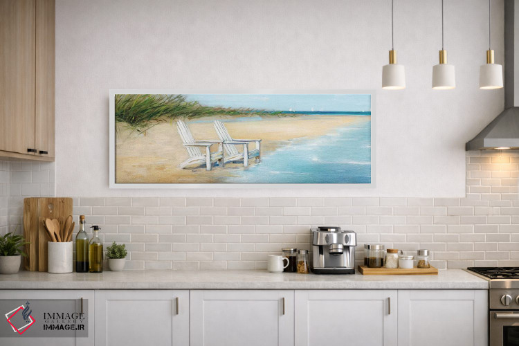 تابلو دکوراتیو چشم انداز آب II اثر سالی سواتلند - D2W