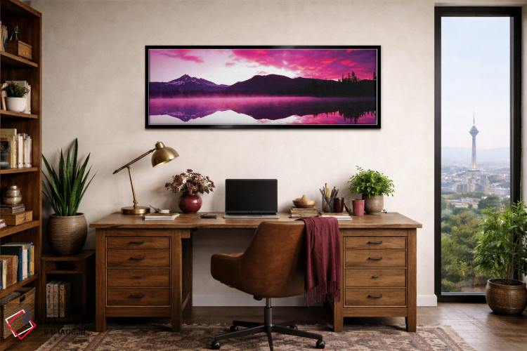 تابلو دکوراتیو Deschutes National Forest, Oregon,دریاچه اسپارکس، جن… اثر استوارت وست مورلند - D2B