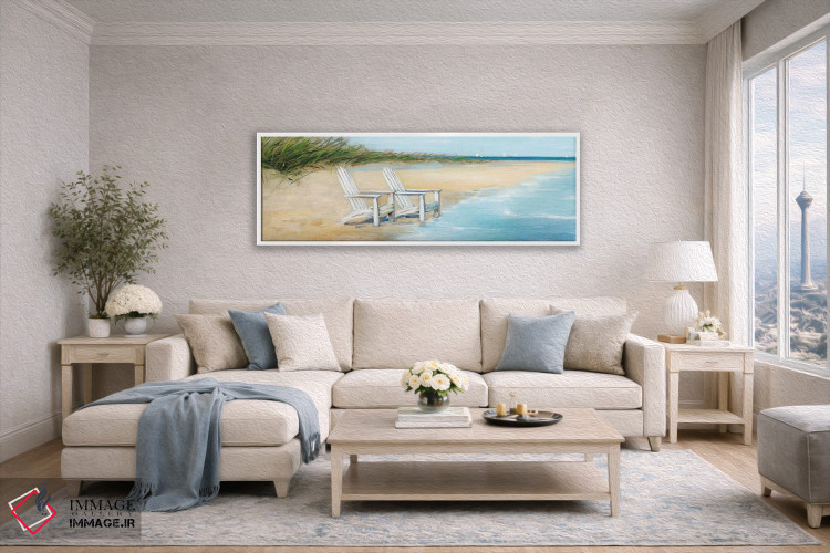 تابلو دکوراتیو چشم انداز آب II اثر سالی سواتلند - D4W