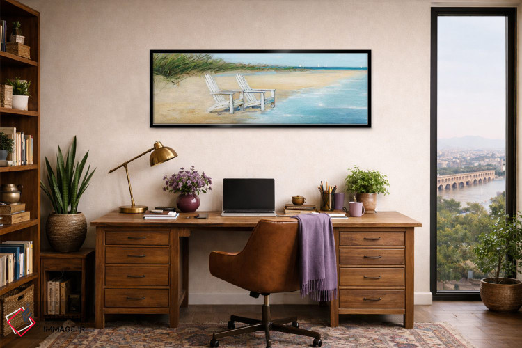 تابلو دکوراتیو چشم انداز آب II اثر سالی سواتلند - D3B