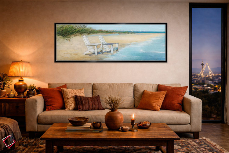 تابلو دکوراتیو چشم انداز آب II اثر سالی سواتلند - D5B