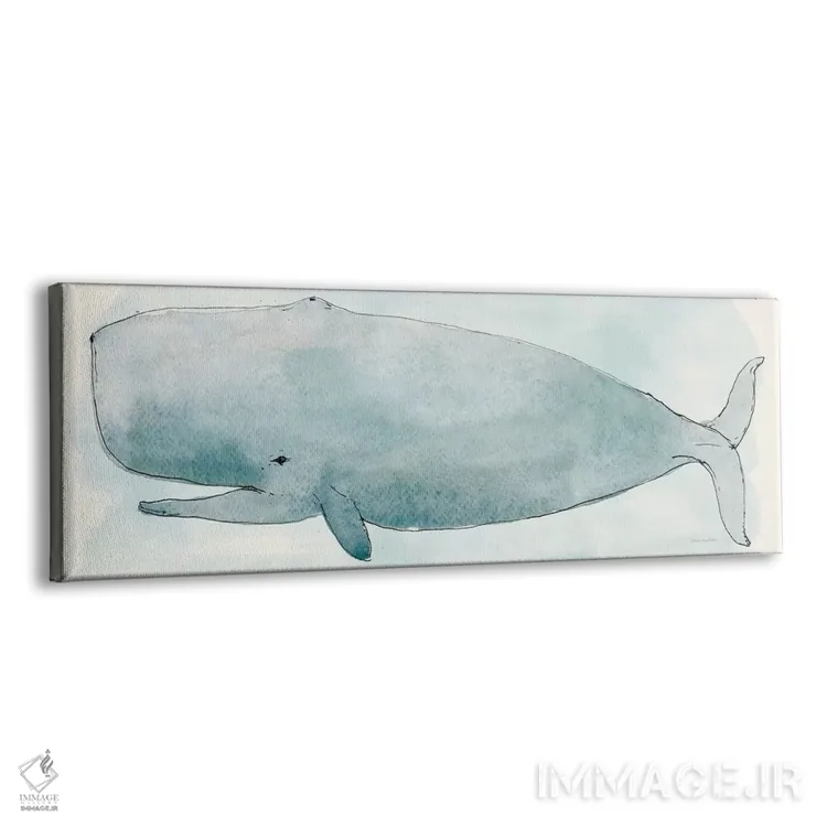 تابلو دکوراتیو زندگی دریایی V اثر سارا زایو میلر - نمای پرسپکتیو محصول