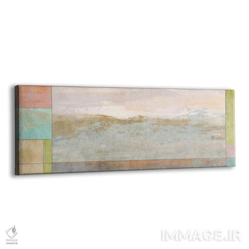 تابلو مینیمال شبکه صحرایی اثر سوزان نیکول - نمای پرسپکتیو محصول