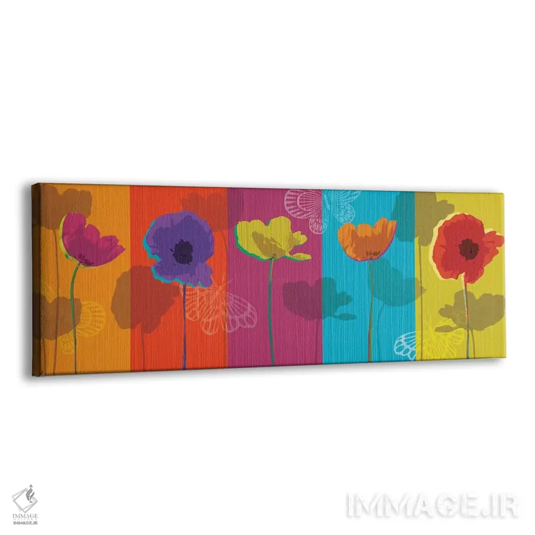 تابلو دکوراتیو سرشار از شقایق اثر تاندی ونتر - نمای پرسپکتیو محصول