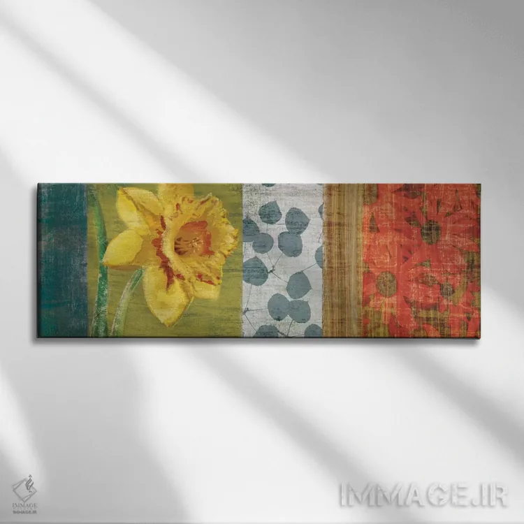 تابلو دکوراتیو مجموعه باغ I اثر تاندی ونتر - نمای روبهرو روی دیوار