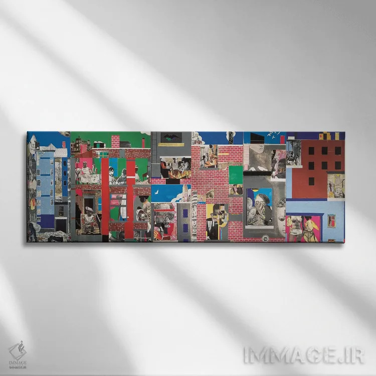 تابلو کلاسیک بلوک ۲ اثر رومر بیردن - نمای روبهرو روی دیوار