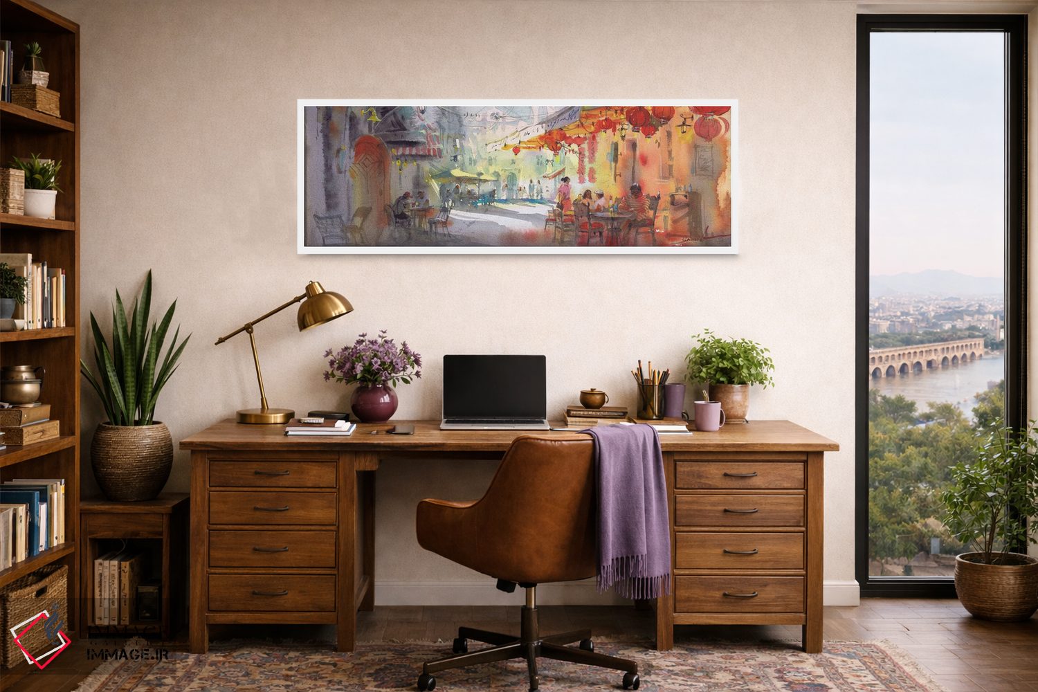 تابلو دکوراتیو طعم زندگی اثر سمیرا یانوشکوا - D1W