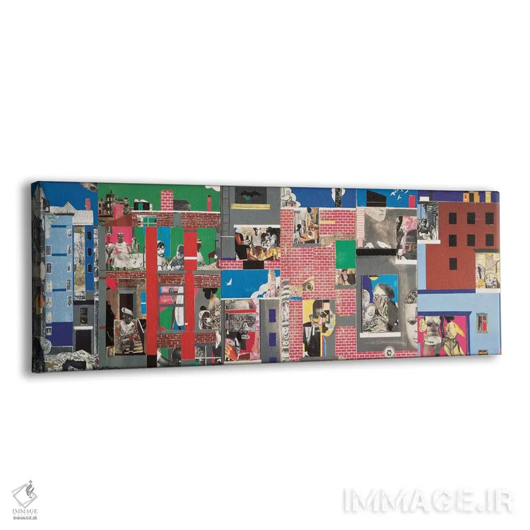 تابلو کلاسیک بلوک ۲ اثر رومر بیردن - نمای پرسپکتیو محصول