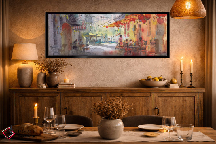 تابلو دکوراتیو طعم زندگی اثر سمیرا یانوشکوا - D4B