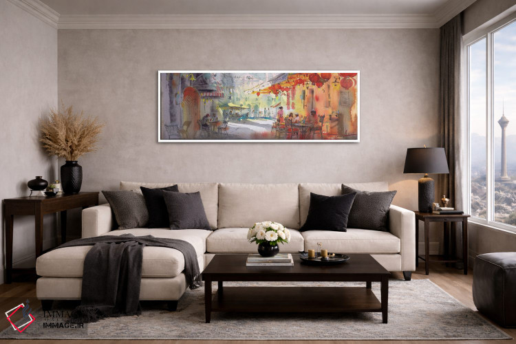 تابلو دکوراتیو طعم زندگی اثر سمیرا یانوشکوا - D5W