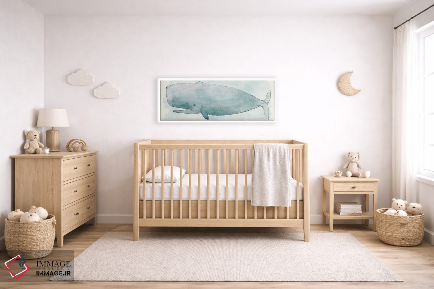 تابلو دکوراتیو زندگی دریایی V اثر سارا زایو میلر - D4W