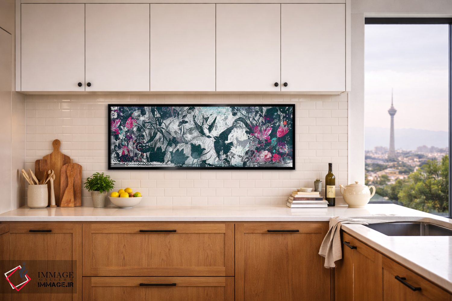 تابلو انتزاعی فرار بزرگ اثر تیس آلبرس - D5B