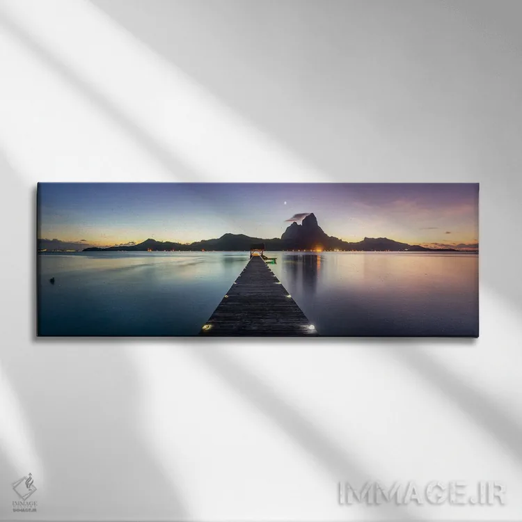 تابلو دکوراتیو شب های پلی نزی اثر ماتئو کولومبو - نمای روبهرو روی دیوار