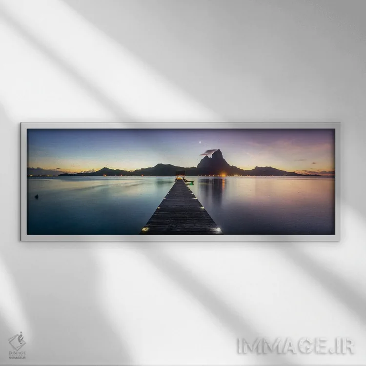 تابلو دکوراتیو شب های پلی نزی اثر ماتئو کولومبو - نمای قابدار سفید