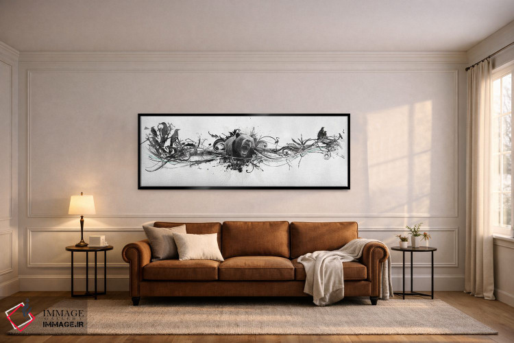 تابلو انتزاعی غرش خرس اثر تیس آلبرس - D5B