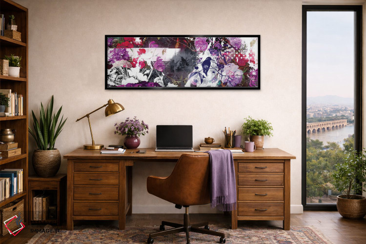 تابلو انتزاعی شکوفا اثر تیس آلبرس - D3B