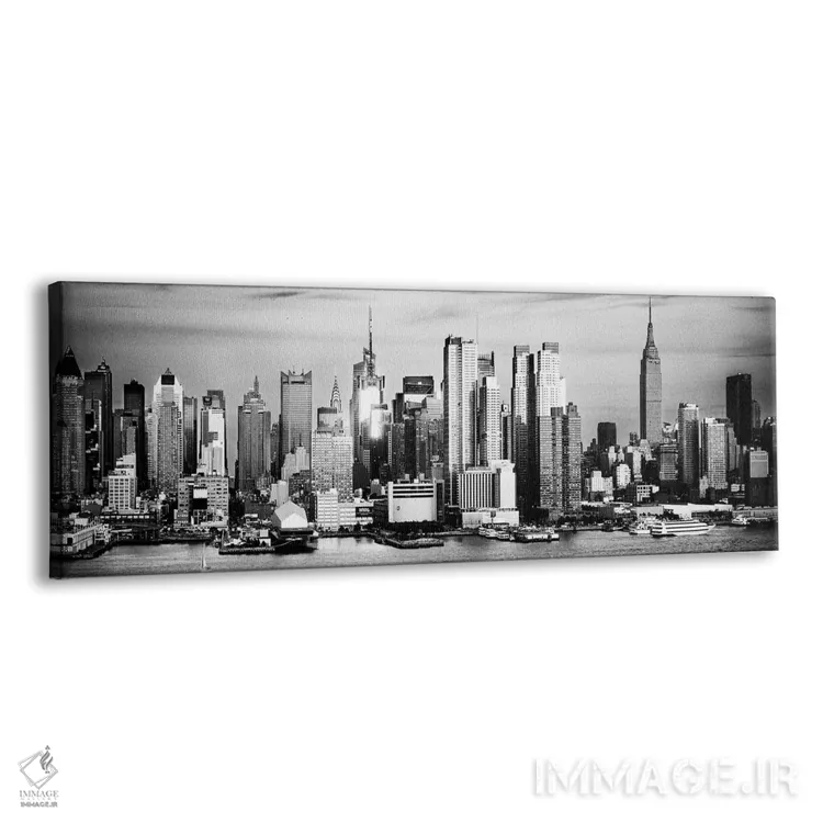 تابلو دکوراتیو خط افق کلاسیک نیویورک اثر ماتئو کولومبو - نمای پرسپکتیو محصول