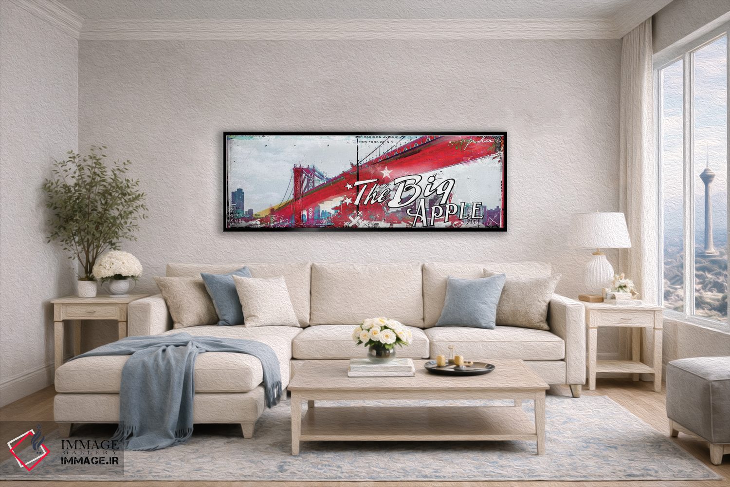 تابلو دکوراتیو سیب بزرگ اثر تیس آلبرس - D5B