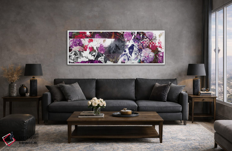 تابلو انتزاعی شکوفا اثر تیس آلبرس - D4W