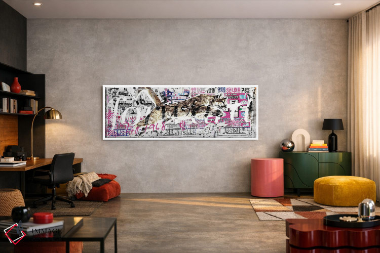 تابلو انتزاعی برای همیشه II اثر تیس آلبرس - D4W