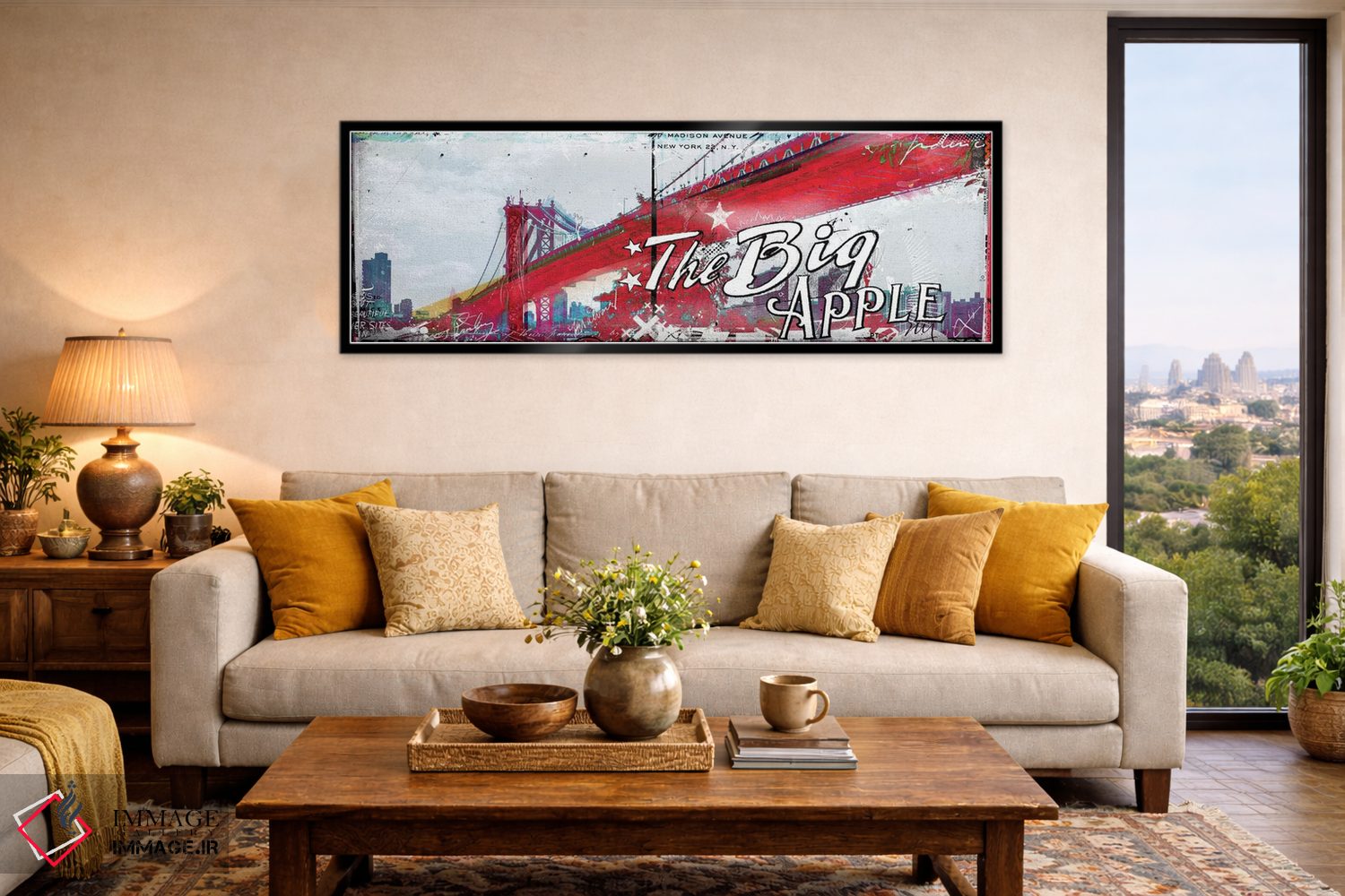 تابلو دکوراتیو سیب بزرگ اثر تیس آلبرس - D6B