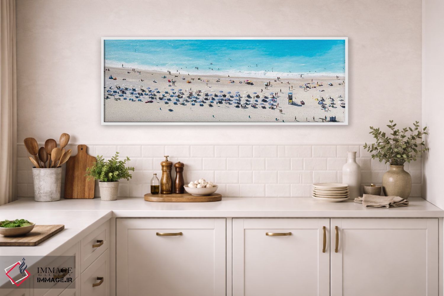 تابلو دکوراتیو تابستان یونانی اثر ماتئو کولومبو - D1W