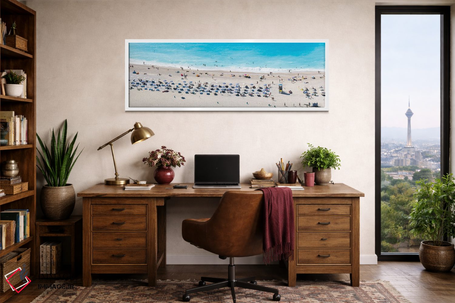 تابلو دکوراتیو تابستان یونانی اثر ماتئو کولومبو - D2W