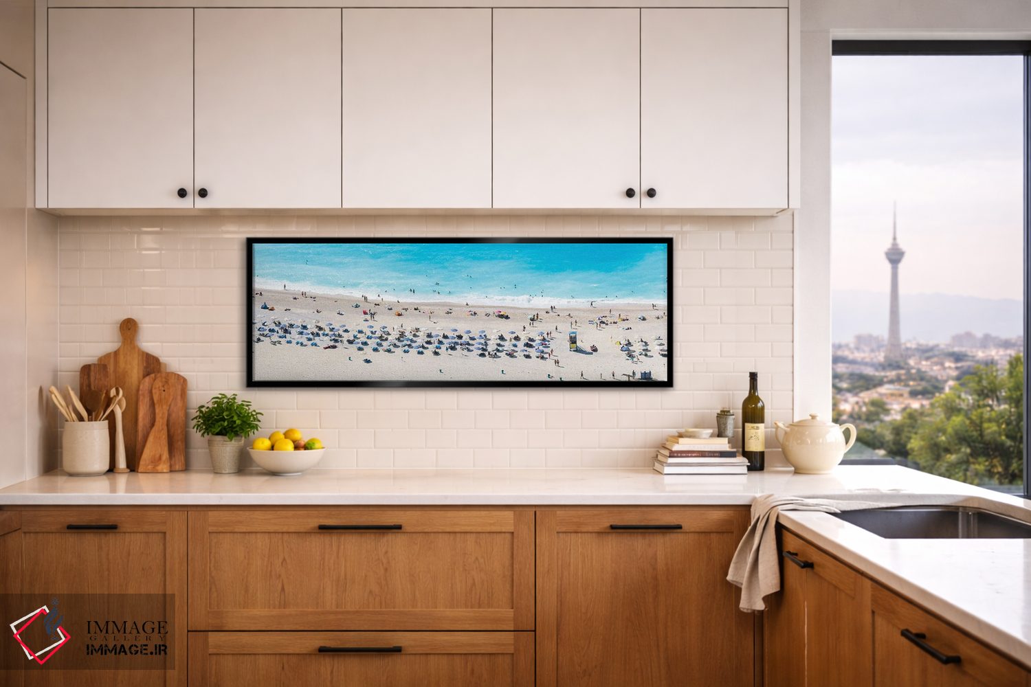 تابلو دکوراتیو تابستان یونانی اثر ماتئو کولومبو - D5B