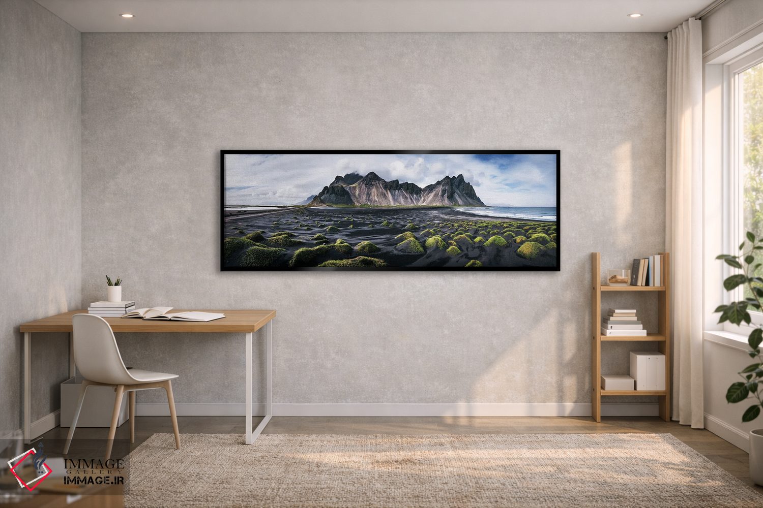 تابلو دکوراتیو Iceland,ساحل سیاه، ایسلند اثر ماتئو کولومبو - D2B