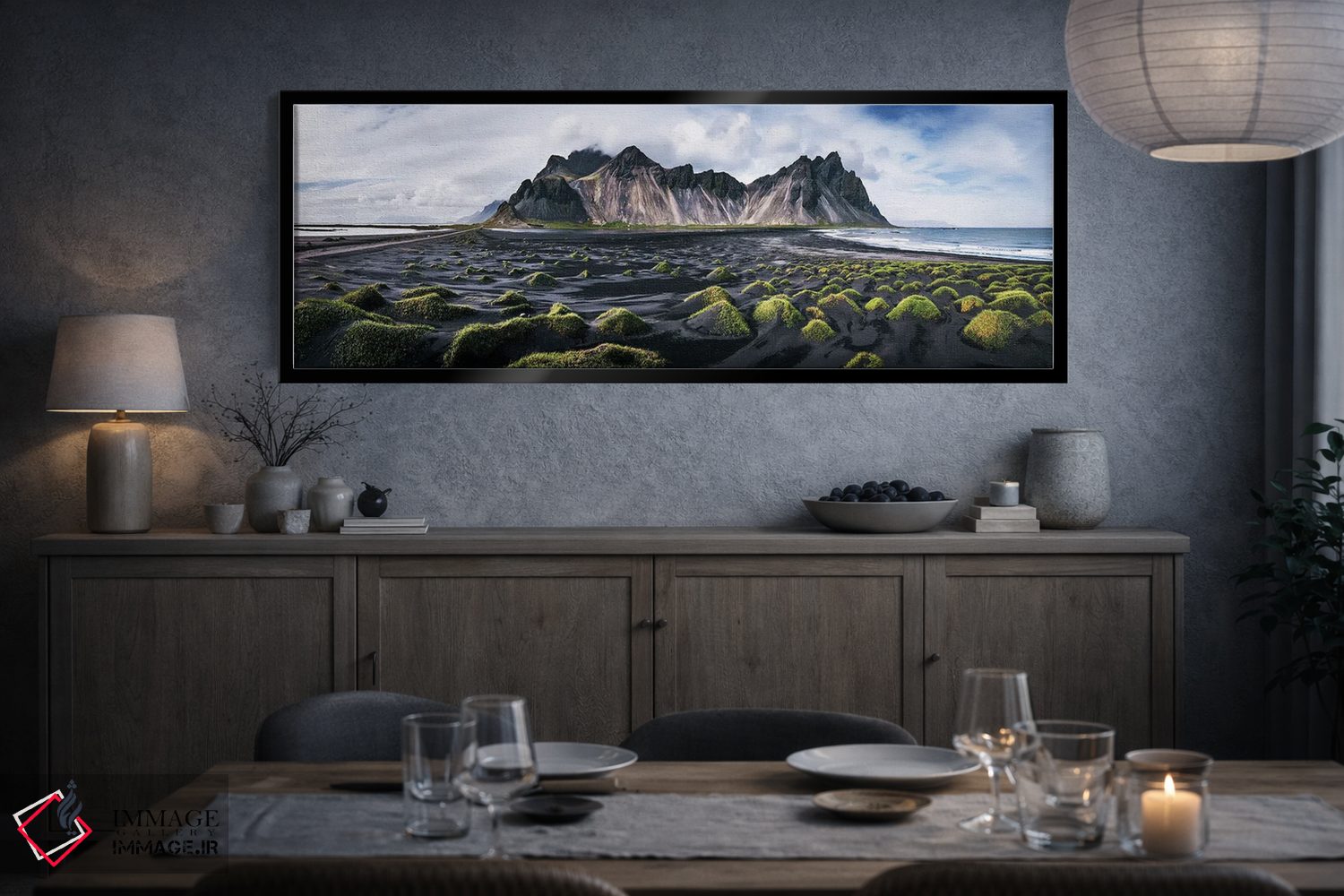 تابلو دکوراتیو Iceland,ساحل سیاه، ایسلند اثر ماتئو کولومبو - D4B