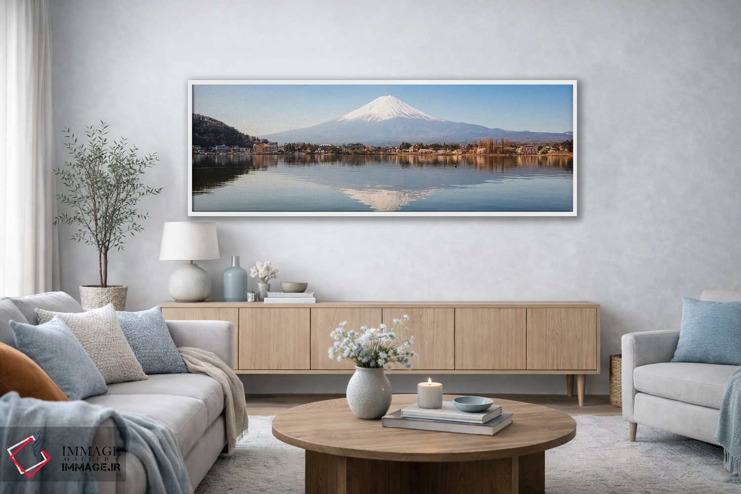 تابلو دکوراتیو Japan III,کوه فوجی، ژاپن ۳ اثر ماتئو کولومبو - D3W