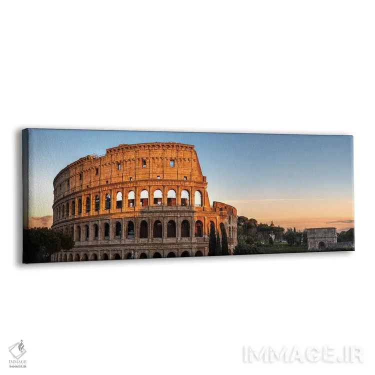 تابلو دکوراتیو Rome,نمای پانورامای کولوسئوم، رم اثر ماتئو کولومبو - نمای پرسپکتیو محصول