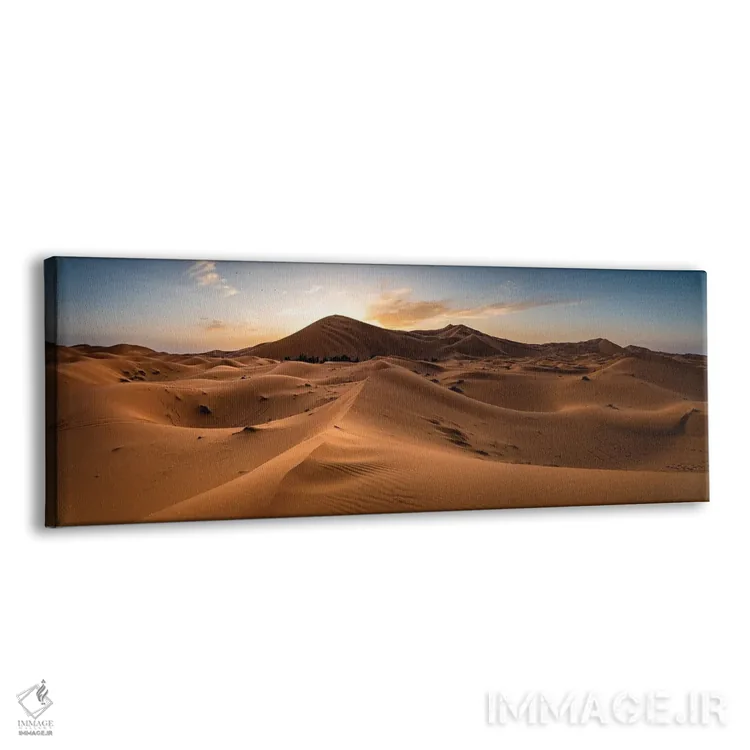 تابلو دکوراتیو Morocco,غروب در صحرای ساهارا، مراکش اثر ماتئو کولومبو - نمای پرسپکتیو محصول